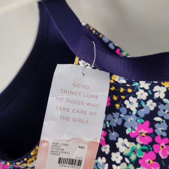 Cacique Lightly Lined Full Coverage Underwire Bra‎ Size 46G NWT - Picture 9 of 11